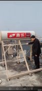 桑乐太阳能24支管安装在济南窑头小区